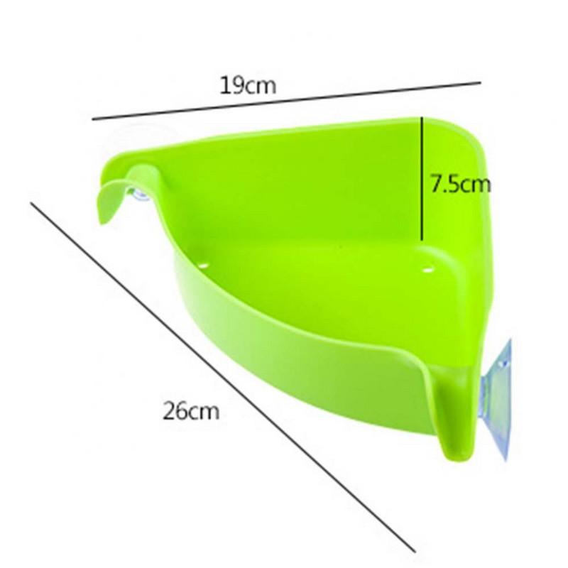 Stalak za odlaganje Polica za tuš Trokut Vakumska čašica Kuhinjski kutak za kupaonski pribor