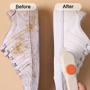 Πολυλειτουργικές βούρτσες παπουτσιών με σαπουνάδα καθαριστικό βούρτσας μακριάς λαβής για παπούτσια ρούχων Καθαρισμός ρούχων οικιακής χρήσης Bru Q2U2