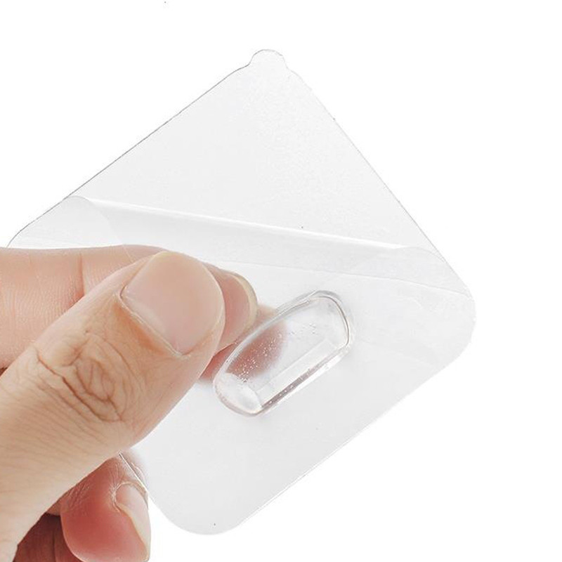 3kom/pakiranje Ljepljivi plastični utikač Držač utičnice Proziran Zid kućnog ureda Snažna vješalica Zidna kuka za pohranu Visoka kvaliteta