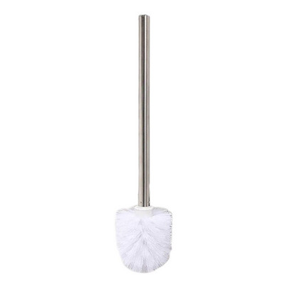 Pehmete harjastega WC-hari, kriimuvaba roostevabast terasest käepidemega vannitoaharja puhastustööriist 360-kraadine sügavpuhastus loomulik