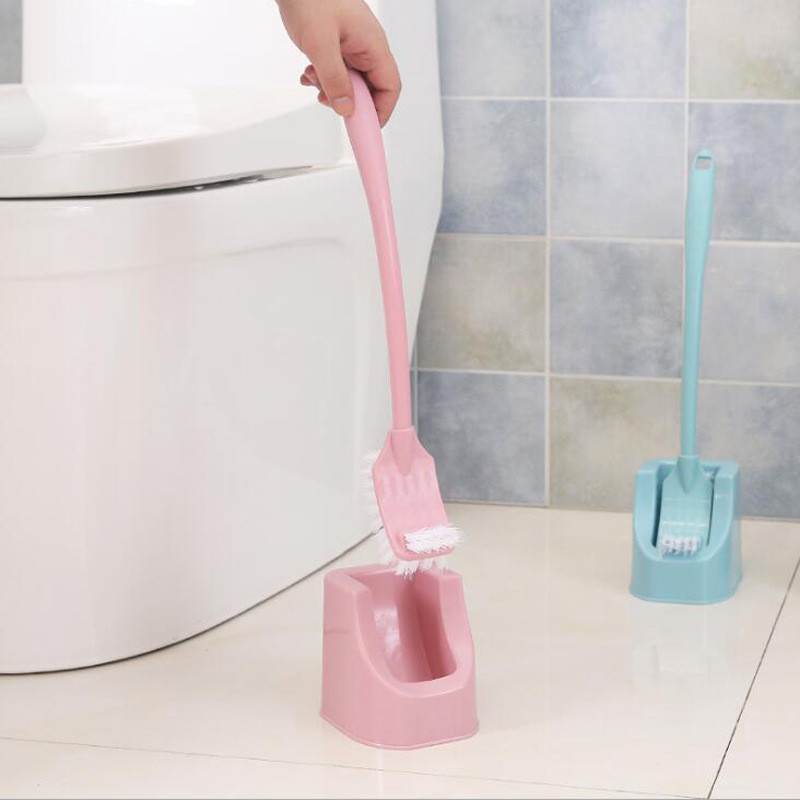 Tualetes birstes komplekts Piekarināmas sienas tips bez leņķa tīrīšanas Tualetes birstes pietupiens Mājsaimniecības sienas piekarināmās tīrīšanas birstes tīrīšana