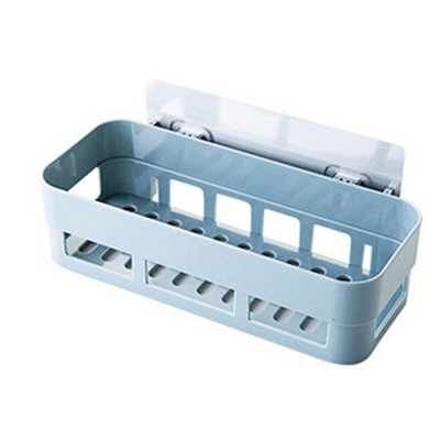 Plastični kuhinjski stalak za pohranu Samoljepljivi zidni organizator za pohranu WC Kupaonica Držač sitnica