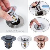 Univerzalni od nehrđajućeg čelika Pop-Up Bounce Core Umivaonik Filter za odvod Hvatač dlaka Cjedilo za tuš Umivaonik Čep za kadu Kupaonski alati