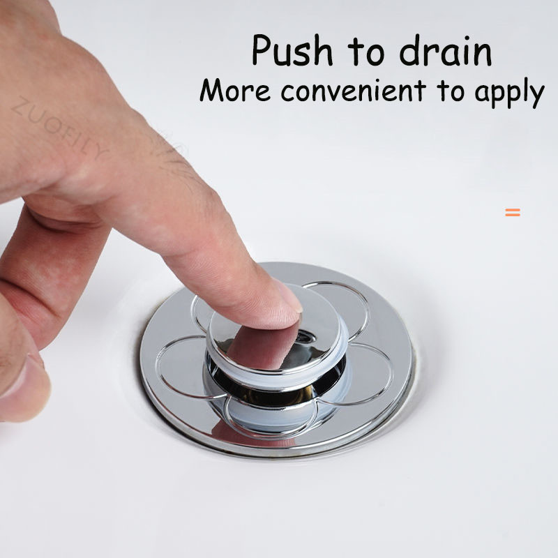 Univerzalni od nehrđajućeg čelika Pop-Up Bounce Core Umivaonik Filter za odvod Hvatač dlaka Cjedilo za tuš Umivaonik Čep za kadu Kupaonski alati