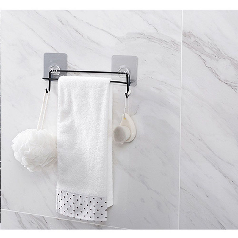 Avaleht Tugev isekleepuv riiulihoidik Harjatud konksuvaba Punch Hook Magic Kleebised Pandla Tugev mittejälgitav liim