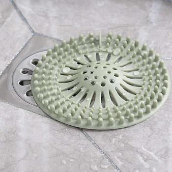 Уловител за коса Издръжлива силиконова запушалка за коса Капаци за оттичане на душ Лесен за инсталиране и почистване Костюм за вана в баня и Kitc N6k3