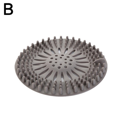 Plaukų gaudyklė, patvarūs silikoniniai plaukų kamščiai, dušo kanalizacijos užvalkalai, kuriuos lengva montuoti ir valyti, skirtas vonios voniai ir komplektui N6k3