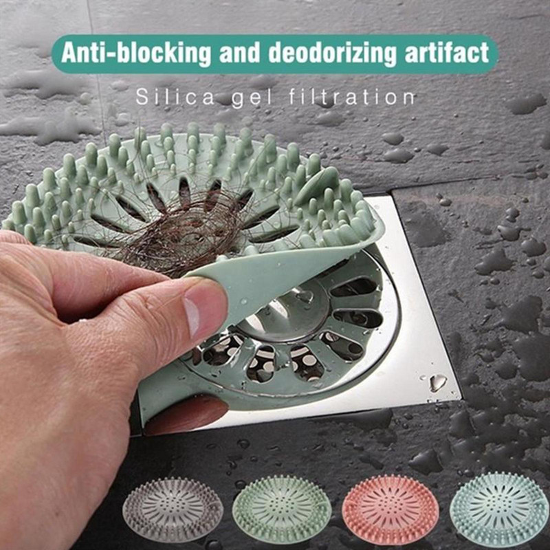 Plaukų gaudyklė, patvarūs silikoniniai plaukų kamščiai, dušo kanalizacijos užvalkalai, kuriuos lengva montuoti ir valyti, skirtas vonios voniai ir komplektui N6k3