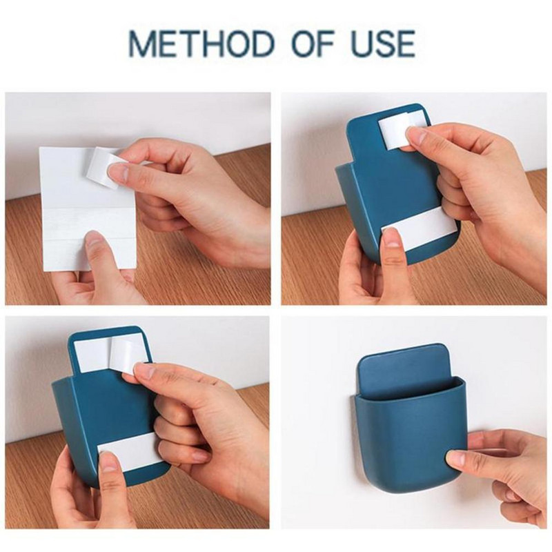 Zidni organizator Kutija za pohranu daljinskog upravljača Kutija za klima uređaj Držač utikača za mobilni telefon Stalak za stalak za dom