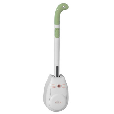 Silikona tualetes birste ar turētāju tualetes podu tīrīšanas birste Tualetes birste ar elastīgiem sariem tualetes tīrīšanas suku