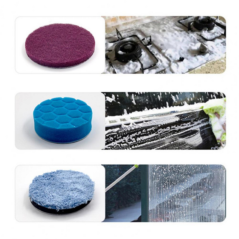 Elektrinis valymo šepetėlis IPX5 vandeniui atsparus šveitimo šepetys, taupantis USB įkrovimo elektrinis besisukantis šveitimo šepetys dulkių valymui