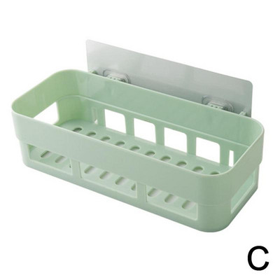 Zidna kupaonska polica za kućanstvo Kupaonica WC Skladištenje Kupaonski stalak Stalak Stalak Punch Skladištenje Besplatno zidno R1i8