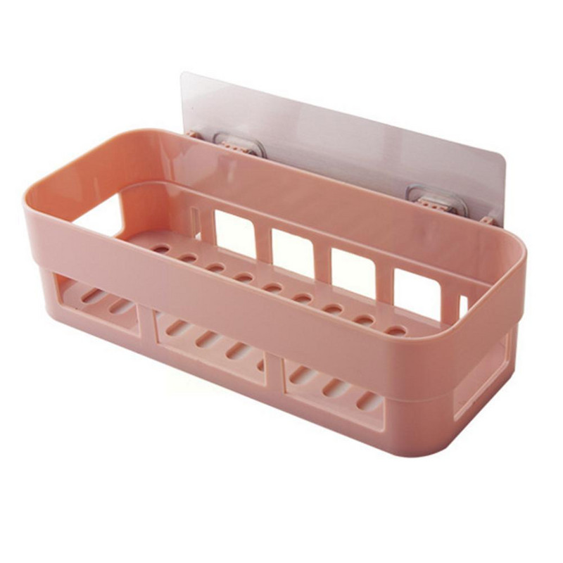 Zidna kupaonska polica za kućanstvo Kupaonica WC Skladištenje Kupaonski stalak Stalak Stalak Punch Skladištenje Besplatno zidno R1i8