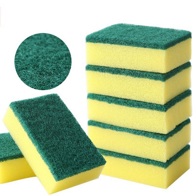 1Pc Decontamination High Density Sponge Kitchen Cleaning Tools Washing Towels Sponge Scouring Pad Microfiber Dish Cleaning Cloth