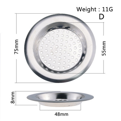 Izlietnes sietiņš dušas kanalizācijas izvads pretbloķēšanas grīda notekas matu aizbāznis ķērējs virtuves piederumi vannas istabas piederumi
