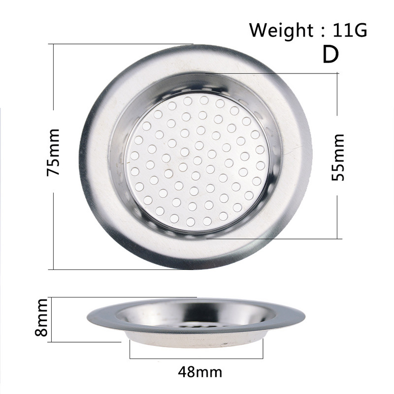 Izlietnes sietiņš dušas kanalizācijas izvads pretbloķēšanas grīda notekas matu aizbāznis ķērējs virtuves piederumi vannas istabas piederumi