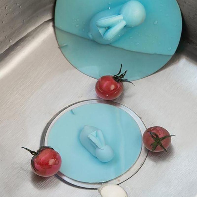 Cartoon Rabbit Dezodorans Poklopac podnog odvoda Čep za umivaonik, protiv začepljenja Kupaonska kada Bazen Cjedilo za umivaonik Čep za kosu Kanalizacijski odvod