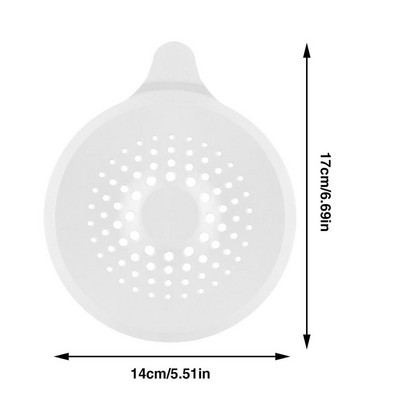 Dušas notekas matu ķērējs Matu notekas ķērējs Apaļš notekas vāks dušai Dušas matu iztukšošanas uzvalks vannas istabas vannai