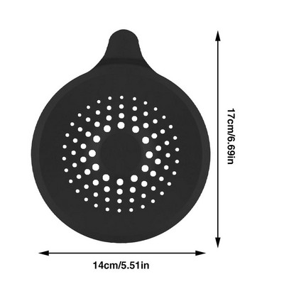 Dušas notekas matu ķērējs Matu notekas ķērējs Apaļš notekas vāks dušai Dušas matu iztukšošanas uzvalks vannas istabas vannai