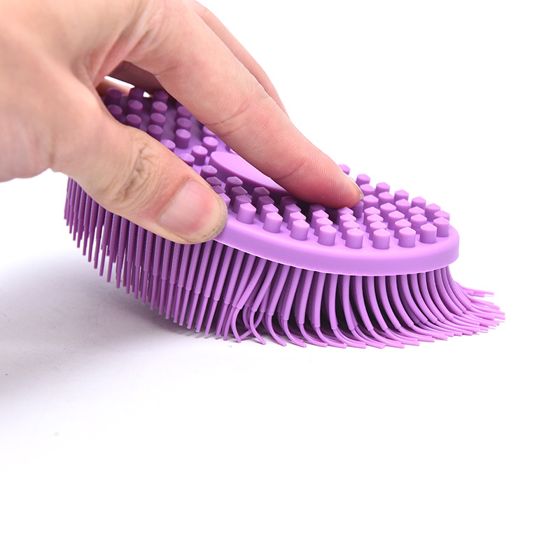 Slatka mekana silikonska četka za tijelo Pranje Kupanje Tuš Piling kože Prikladno za kupanje bebe Šampon Četka za masažu lica Pribor