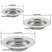 Kuhinjski sudoper Filter za vodu Mrežasto cjedilo Kuhinjski alat Kupaonski čep Poklopac odvoda Od nehrđajućeg čelika Zahvat za kosu Pod Sh X6Z1