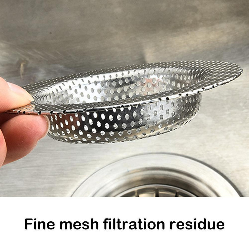 Kuhinjski sudoper Filter za vodu Mrežasto cjedilo Kuhinjski alat Kupaonski čep Poklopac odvoda Od nehrđajućeg čelika Zahvat za kosu Pod Sh X6Z1