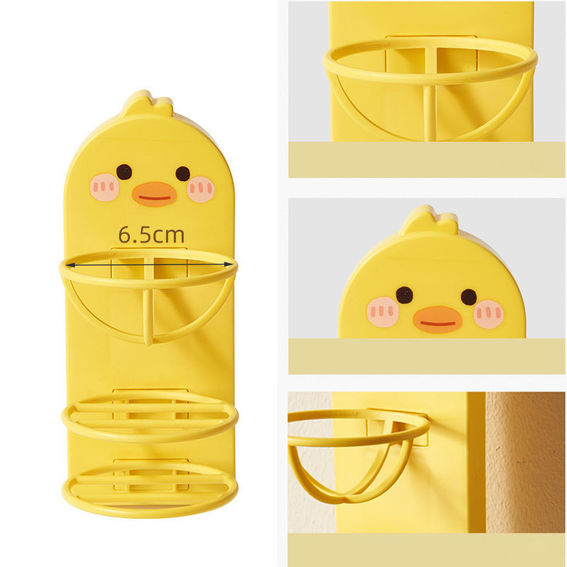 Držač za ljepotu jaja Zidna spužvica za šminku Puff Puff Puff Puff Spremište Beauty Cartoon Prozračna polica za police Nosač