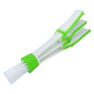 Četka za automobil s dvije glave ABS mikrovlakana Prijenosna mekana četka za čišćenje Uklonjiva Delikatna mala za RV za automobile Kamion SUV