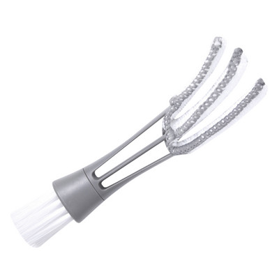 Četka za automobil s dvije glave ABS mikrovlakana Prijenosna mekana četka za čišćenje Uklonjiva Delikatna mala za RV za automobile Kamion SUV