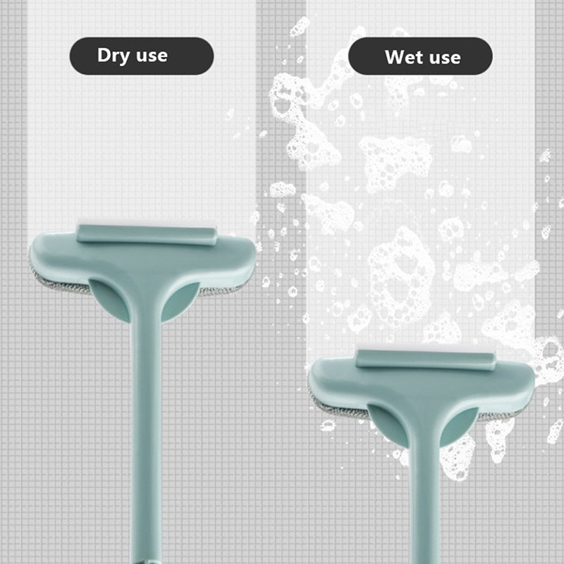 Noņemama 2 vienā logu tīrīšanas birste Ekrāna tīrītājs stikla tīrīšanas birste Logu grīdas mazgāšanas birste izvelkams rokturis