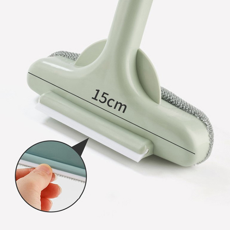 Noņemama 2 vienā logu tīrīšanas birste Ekrāna tīrītājs stikla tīrīšanas birste Logu grīdas mazgāšanas birste izvelkams rokturis