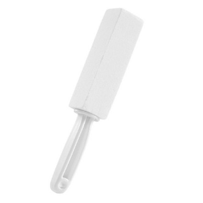 WC četka, kućansko sredstvo za čišćenje WC školjke Jednobojno praktično sredstvo za uklanjanje mrlja od kamenca s dugom plastičnom ručkom