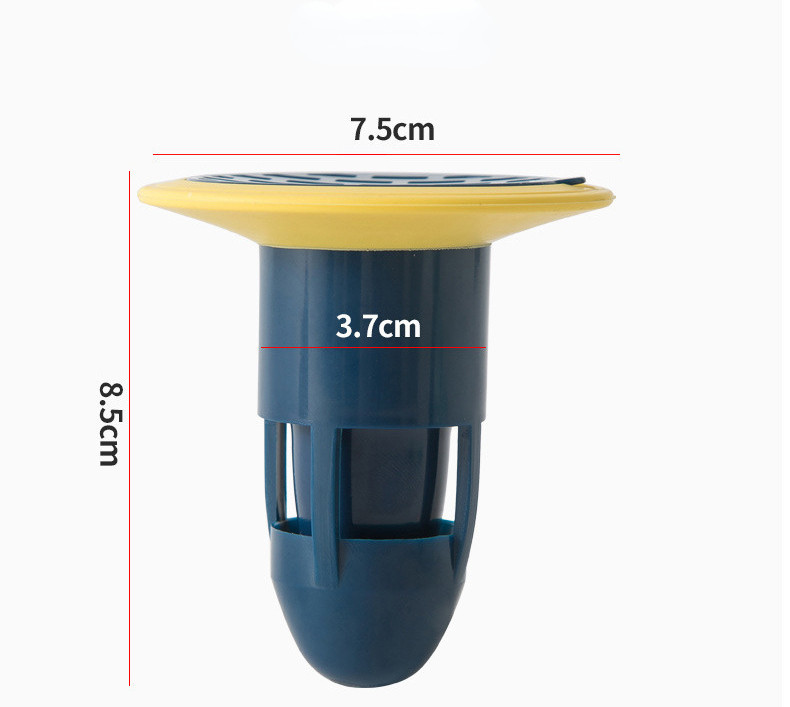 Dezodorants grīdas notekas kodols Silikona dušas notekas aizbāznis pret kukaiņiem pret smaku matu slazds Plug Trap Virtuve Vannas istaba Tualete Kanalizācija