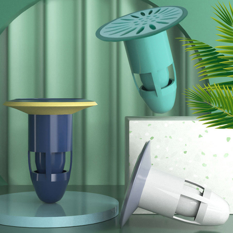 Dezodorants grīdas notekas kodols Silikona dušas notekas aizbāznis pret kukaiņiem pret smaku matu slazds Plug Trap Virtuve Vannas istaba Tualete Kanalizācija