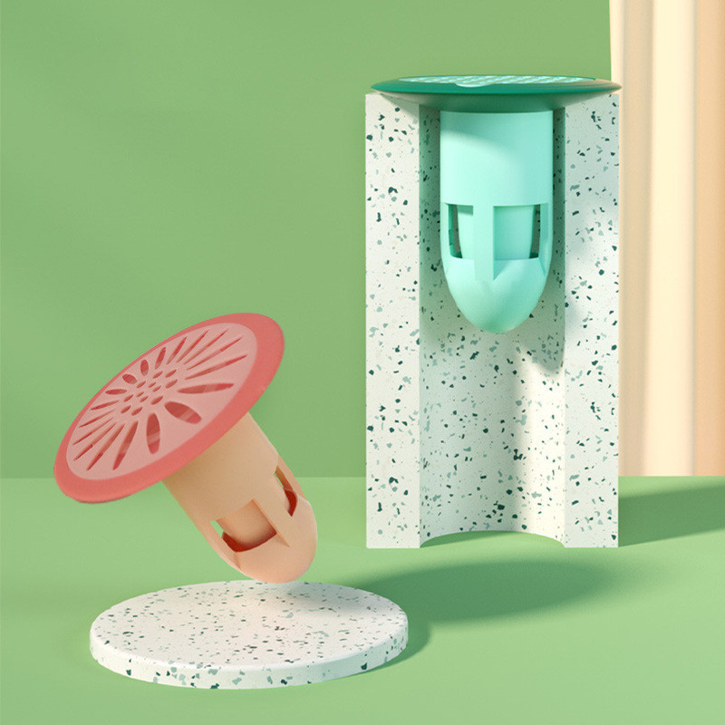 Dezodorants grīdas notekas kodols Silikona dušas notekas aizbāznis pret kukaiņiem pret smaku matu slazds Plug Trap Virtuve Vannas istaba Tualete Kanalizācija