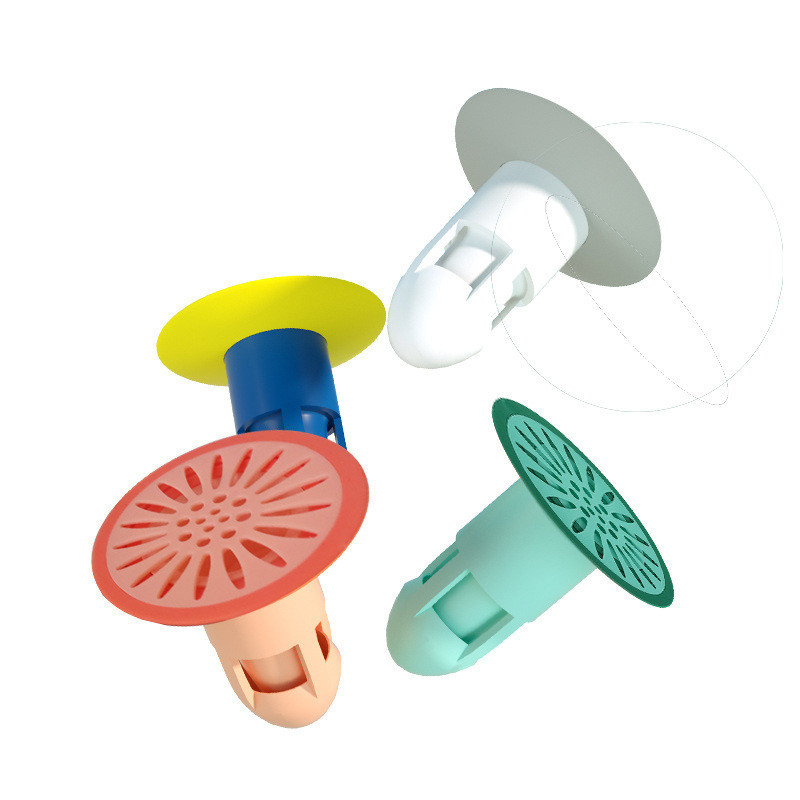 Dezodorants grīdas notekas kodols Silikona dušas notekas aizbāznis pret kukaiņiem pret smaku matu slazds Plug Trap Virtuve Vannas istaba Tualete Kanalizācija