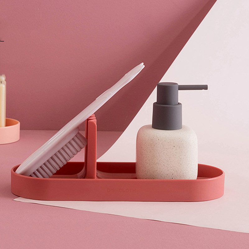 Kuhinjski mini stolni stalak za krpe za posuđe Višenamjenska krpa za suđe Odvodna spužva Polica za sapun Držači za pohranu Regali Ocjeđivač za suđe Dropship