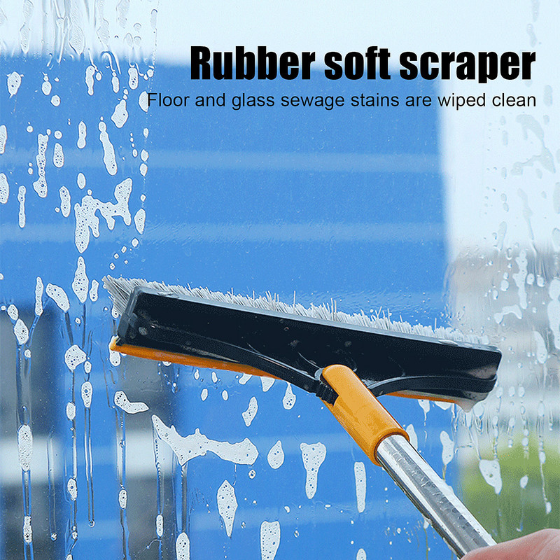 2-ühes Puhastushari Põrandapuhastus Vannitoa puhastustööriistad Majapidamises kasutatavad kaabitsad WC-hari Pöörlev hari plaatide tööriistade puhastamiseks