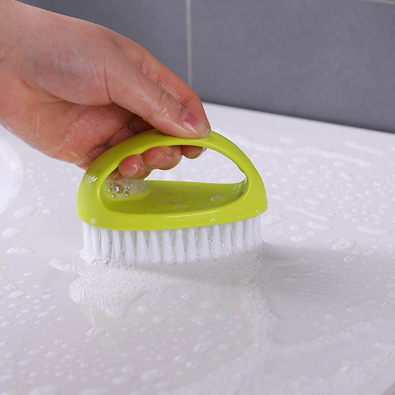 1 kom Plastična prijenosna bombona četka za čišćenje u kućanstvu Četka za pranje rublja Četka za ribanje Tepih Prekrivač Odjeća Krpa