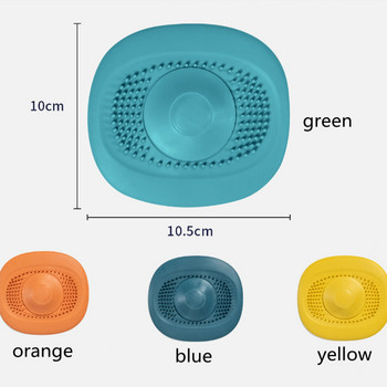 Многократно използваем кухненски силиконов дренаж Баня Уловител за косми Вана Тапа за запушалка за вода Цедка за кухненска мивка Капак за дупка на пода