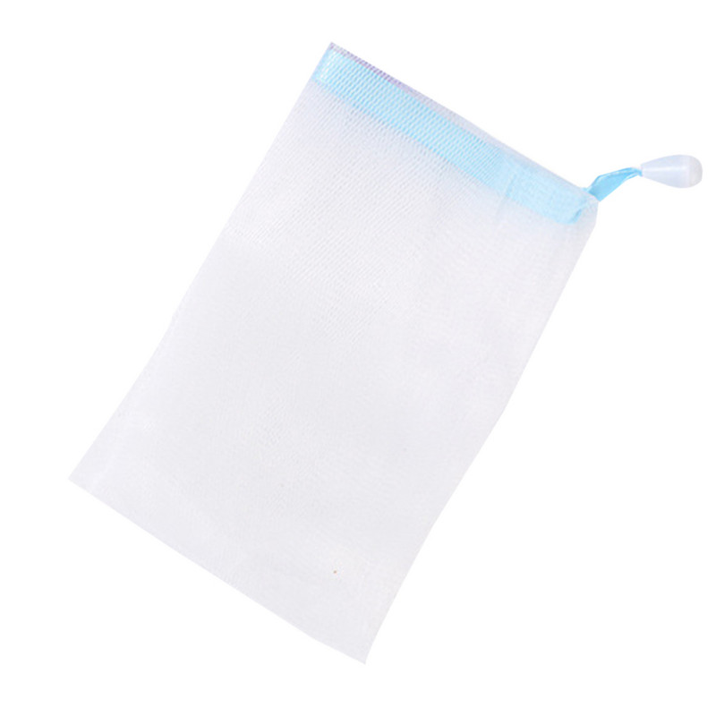 10gab Krāsu izlases veidā roku darbs ziepju tīrīšanas sejas tīrīšanas līdzeklis burbuļojošs putojošs tīkls burbuļu lentes maisiņš