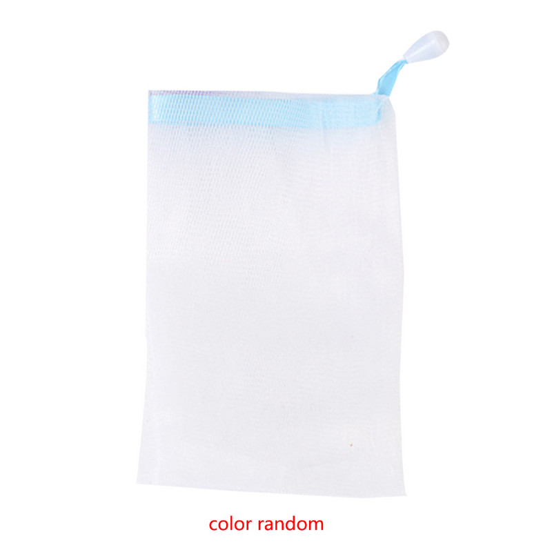 10gab Krāsu izlases veidā roku darbs ziepju tīrīšanas sejas tīrīšanas līdzeklis burbuļojošs putojošs tīkls burbuļu lentes maisiņš