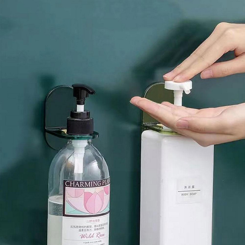 Zidna samoljepljiva polica za boce šampona Tekuća vješalica Sapun Gel Organizator Držač Police za tuširanje Pribor Kupaonski A6j3