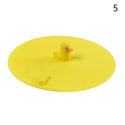 Krāsains silikona grīdas notekas vāks virtuvei vannas istabai kanalizācijas dezodorētājs ņem dušu matu filtrs jauks multfilmas izlietnes spraudnis mājas piegādei