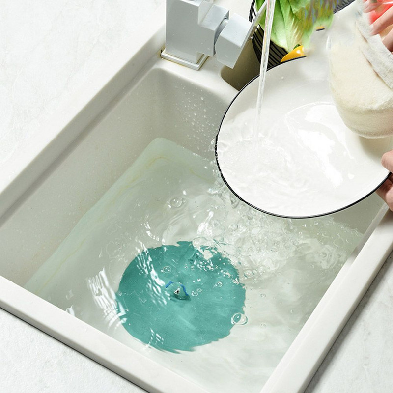 Krāsains silikona grīdas notekas vāks virtuvei vannas istabai kanalizācijas dezodorētājs ņem dušu matu filtrs jauks multfilmas izlietnes spraudnis mājas piegādei