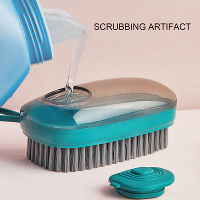 Multifunctional Cleaning Brush Can Be Filled With Liquid Hydraulic Cleaning Brush Save Cleaning Liquid Artificial Grip Design