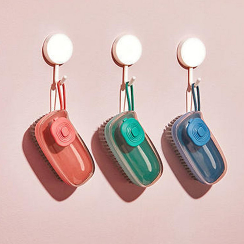 Daudzfunkcionālu tīrīšanas birsti var piepildīt ar šķidru hidraulisko tīrīšanas birsti Save Cleaning Liquid Mākslīgā roktura dizains