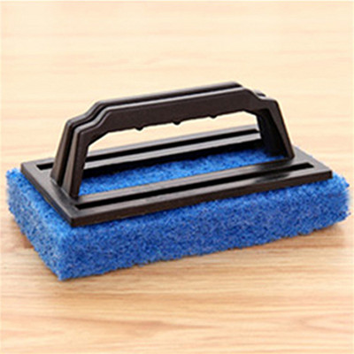 Kuhinjska spužvasta četka Višenamjenska četka za pranje posuđa s ručkom Četka za kućanstvo za uklanjanje hrđe Zidna kada za kuhanje Četka za čišćenje štednjaka