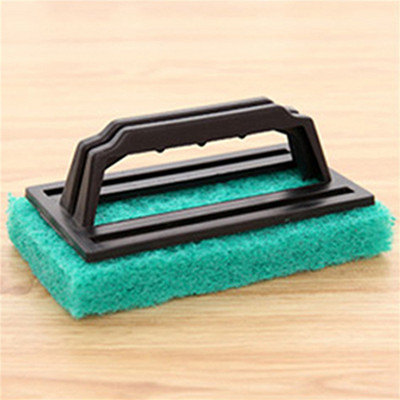 Kuhinjska spužvasta četka Višenamjenska četka za pranje posuđa s ručkom Četka za kućanstvo za uklanjanje hrđe Zidna kada za kuhanje Četka za čišćenje štednjaka