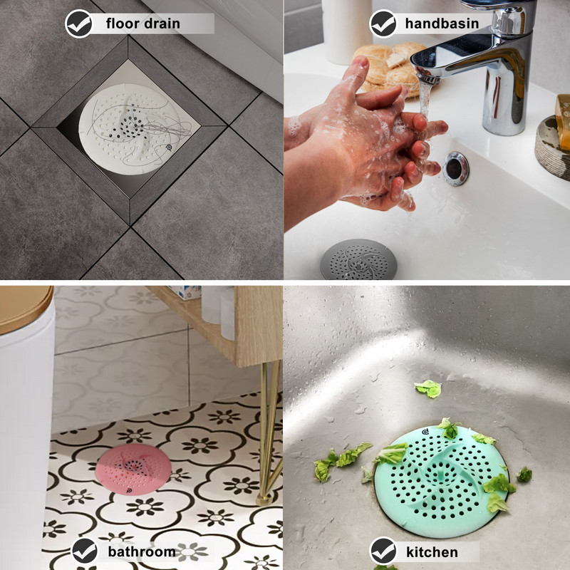 2GB Matu filtrs Izlietne Pretbloķēšanas sietiņš Vanna Dušas Grīda Drenāžas Korķis Silikona Virtuves Dezodorants Vannas istabas piederumi